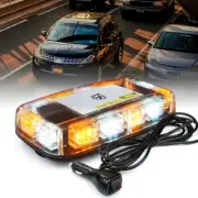 Xprite 72 LED Strobe Beacon Light Rooftop Emergency Warning Hazard White Amber M