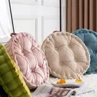Back Cushion Thick Pain Relief Sofa Bed Plush Sitting Cushion Fine Stitching
