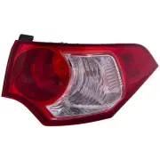 Tail Light Brake Lamp For 2009-10 Acura TSX Passenger Side Outer Chrome Housing