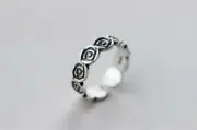 Adorable Flower Black Rose Silver White Gold Adjustable Toe Ring!