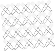 jojofuny 60Pcs Safety Brooches for Adults Nappy Pins Locking Heads Lightweight and Portable Decorative Pins for Scarves Clothing and Reusable Nappies