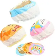 SOESFOUFU 6pcs Waterproof Shower Cap Shower Hair Cover Shower Hat for Shower Caps Bathing Caps for Bath Caps Bath Cap for Bath Shower Hat Shower Cap Reusable Bathing Hat