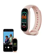 Fitness Tracker Watch with Heart Rate Monitor Bluetooth Smart Fitness Bracelet Wristband-Pink