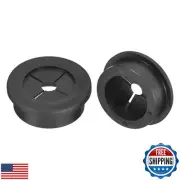 uxcell 2 Pcs Cable Cord Grommet, 1-3/16 Inch (30mm) Desk Grommet Flexible Rub