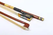 YoungMonic Advance Violin Bow 4/4 Full Size Bow Brazilwood Ebony Frog Octagonal Stick Natural Hair