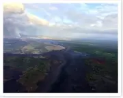 Kilauea Volcano Lower East Rift Zone Eruption 2018 Silver Halide Photo