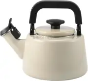 FUJI HORO Cotton Plus Whistling Kettle 2.1L Greige CTP2.1WK.GG New F/S Japan