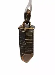 David Yurman Bronze Crystal Pendant Enhancer Small Brand New Box Made in USA 497
