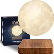 Levitating Moon Lamp 3D Printed Floating and Spinning 360° Magnetic Luna Unique Gift Night Light