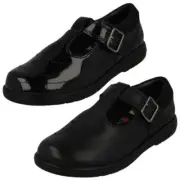 Girls Clarks T-Bar School Shoes Jazzy Tap K
