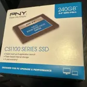 New PNY - CS1100 240GB Internal Sata III Solid State Drive For Laptops New...