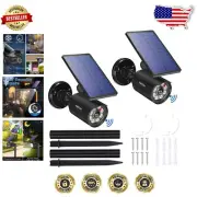 360° Rotatable Solar Flood Lights with Motion Sensor - 2 Pack Outdoor Solution