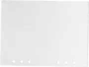 OHPHCALL Binder Notebook Planner Frosted Acrylic Cover Easy to Replace Multifunctional for Settings