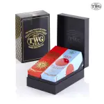 【TWG TEA】時尚茶罐雙入禮盒組 盛夏緋紅120G+乘風高翔100G(南非國寶茶)