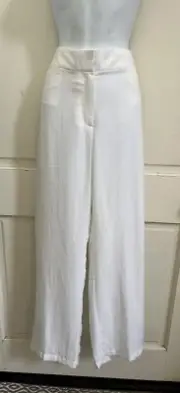 TRAVELERS COLLECTION BY CHICO'S NWT! White Rayon Lined WELT POCKET PANT Sz 2.5