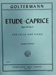 GOLTERMANN: ETUDE-CAPRICE Opus 54, No. 4 for Cello and Piano (IMC# 3091)