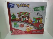 Mega Construx Pokemon- Holiday Pokemon Train Sealed In Box