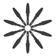 VEIKK P001 10pcs Replacement Pen Nibs Battery free Stylus Wear-resistant Pen Nib for VEIKK S640 A30 Graphics Tablets Black P002