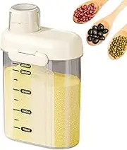 Cereal Containers Storage - Kitchen Food Storage Container Dispenser | Clear Bins Pantry Organizer Jars, Large Box for Sugar, Flour, Cereal, Snack, Pantry Organization