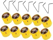 JOINPAYA 10pcs Stylish Guitar Knobs for Electric Bass Guitars Volume Tone Control Knobs for Easy Installation for Musicians Beginners and Aesthetic