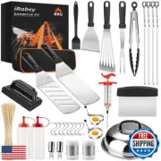 Griddle Accessories Kit, 131 PCS Griddle Grill Tools Set Stainless Steel Gril