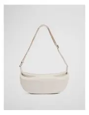 [Country Road] Recycled Polyester Blend Crescent Crossbody in Oyster