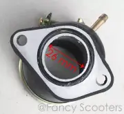 Carburetor Intake Manifold w/Nipple CF250 CH250 CN250 250cc Scooter ATV Kazuma