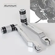 Chrome Heel Toe Gear Shifter Shift Lever w/ Foot Pegs For Harley Electra Glide