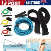 3/4M Swim Bungee Trainer Training Belt Swimming Resistance Leash Safe Rope Strap