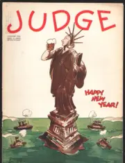 MAG: Judge 1/1933-Reamer Keller Statue of Liberty cover-Platinum Age-Bill Hol...