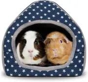 Guinea Pig House Bed Cozy Hamster Cave Large Hideout for Dwarf Rabbits Hedgeh...