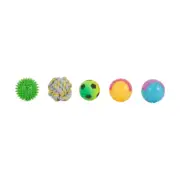 5 Pack Pet Toy Mixed Balls Exercise Training & Entertaining Fetch Play Balls