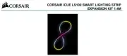 Corsair iCUE LS100 Smart Lighting Strip Expansion Kit 1x 1.4 Meter 84 Indivi...