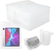 50Pcs Clear Bubble Out Bag Pouches, 8X10 Inch Bubble Pouch Wrap, Double Wall Bub