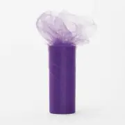 22 Metres PURPLE Tulle Fabric DIY Roll Spool Wedding Party Events Decoration