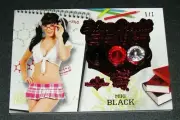 2018 Benchwarmer MIKI BLACK Hot For Teacher EXTRA CREDIT GEMS Red #1/1 PLAYBOY