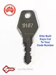 Elite Built & Namco Filing Cabinet Keys R,S,T Series Made- Cut To Code Number