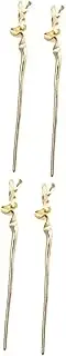 BELLIFFY 2sets Chopsticks for Hair Traditional Hairpin Women's Hair Accessories for Styling Chignon Pin 2pcs*2