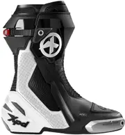 XPD XP9-S Air perforated Motorcycle Boots, black-white, Size 45 for Men Black White