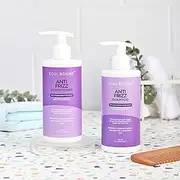 SOUL BOUND Anti-Frizz Shampoo & Conditioner Combo Pack - Pro Keratin Power for Silky Smoothness & Bouncing Volume (300ML + 300 ML)