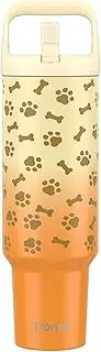 Tronco 50oz Vacuum-Insulated Travel Tumbler with Lockable Flip Lid & Handle – 30hr Ice Retention, Leakproof Stainless Steel Drink Bottle for Camping/Car Use, BPA-Free & Bushwalking-Ready