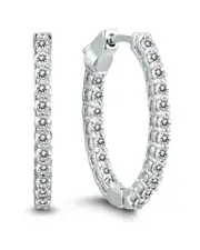 14K 1.00 ct. tw. Diamond Earrings