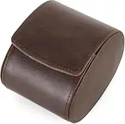 [WICRFYHD] Watch Roll Travel Case for Men, Single Watch Travel Case, Watch Organiser Box with Removable Pillow Holder