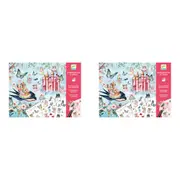 2x Djeco In Fairyland Decals Kids/Childrens Creative Crafts/Art Kit Set 4y+