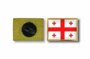 pins pin's flag national badge metal lapel backpack hat button vest georgia