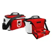 NRL ST GEORGE ILLAWARRA DRAGONS COOLER BAG WITH DRINKS TRAY
