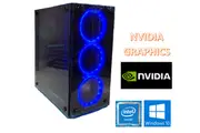 Intel Quad Core i5 Gaming PC Nvidia 1650TI 16GB RAM 480GB SSD 500GB HDD W10P