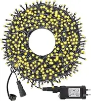 Fairy Lights, 30M 300LEDs Outdoor Christmas Lights Plug in, Waterproof String Light with 8 Modes for Xmas Tree/Party/Garden/Wedding Indoor/Outdoor Garden Decorations (Warm Light)