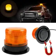 Car Bus Roof Emergency Flash Strobe Round LED Beacon Warning Light Magnetic Base