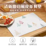 【半島良品】台灣自製/皮革隔熱防水餐桌墊(餐墊/桌墊/隔熱墊/防水墊/瀝水墊)